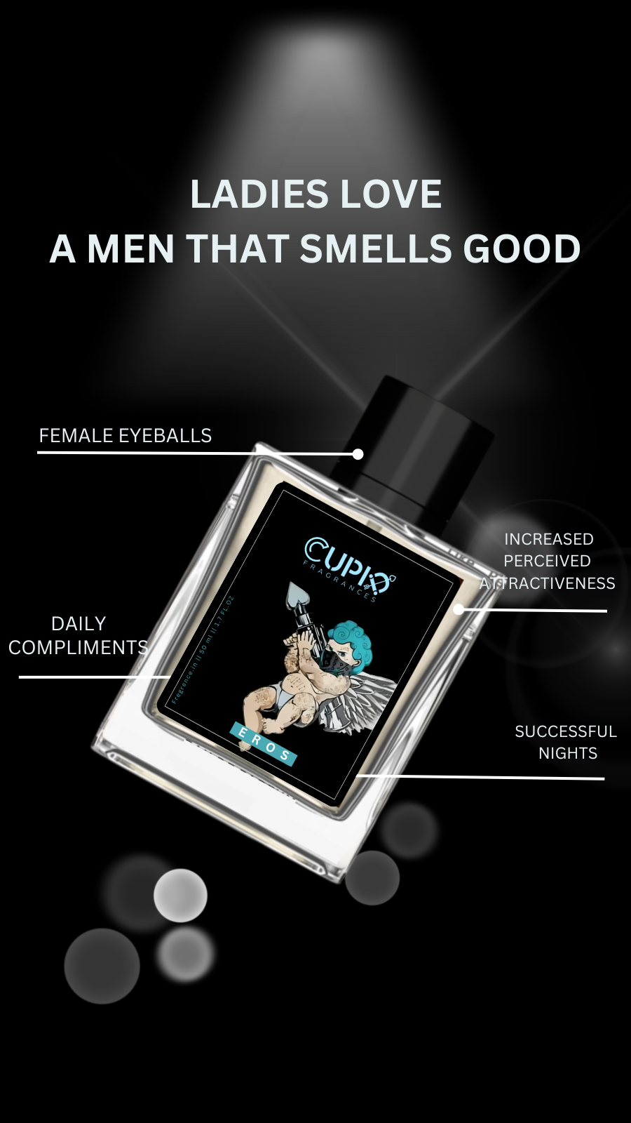 CUPID EROS FRAGRANCE ORIGINAL Cologne for Men , Long Lasting Fragrances 50ML (20)